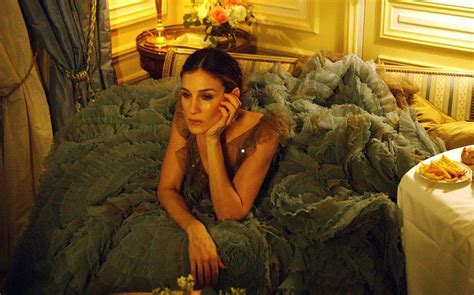 The Tragic History of Carrie Bradshaw’s Versace Mille Feuille Dress.